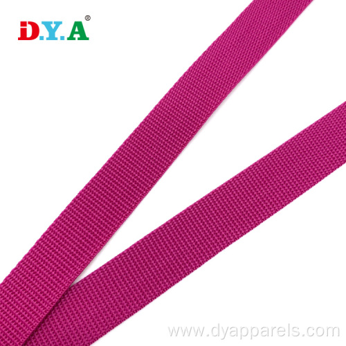 20mm pink polypropylene webbing for bag strap